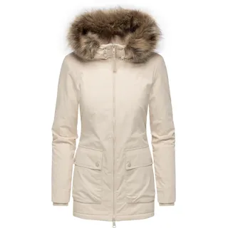 Ragwear Kurzmantel "Kurzmantel Monadetta Warm YOUMODO", ecru