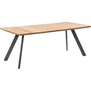 Musterring Freilicht Esstisch Gartentisch 200 x 95 x 76 cm Braun/Grau