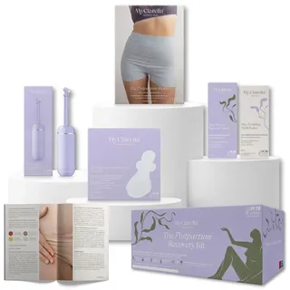 MyClarella® Mama Wochenbettbox - 5 Produkte & Guide für vaginale Geburt und Kaiserschnitt 1 St