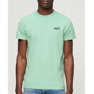 Superdry Vintage Logo Embroidered Kurzarm-t-shirt - Spearmint Light Green - XL