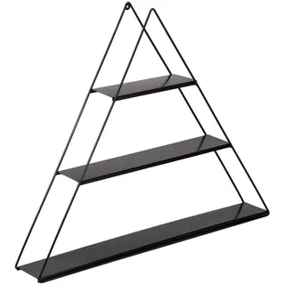 [en.casa] Wandregal Polvijärvi , Metall , 70x59x9 cm , Wohnzimmer, Regale, Wandregale