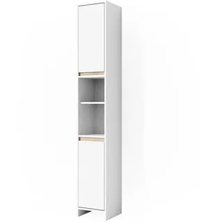 Vicco Emma Hochschrank 30 x 190 cm Weiß/Sonoma Holz