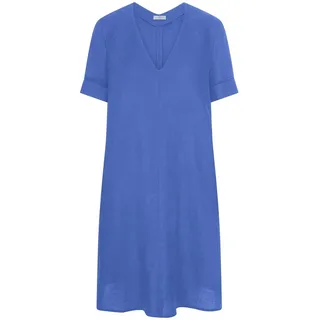 Kleid V-Ausschnitt Riani blau