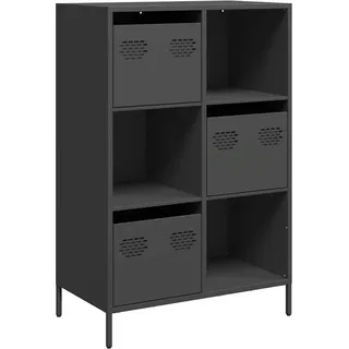 vidaXL Highboard 68 x 39 x 103,5 cm Schwarz