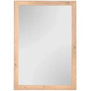 Boxxx Wandspiegel , Eiche Artisan , Glas , rechteckig , 48x68x2 cm , senkrecht und waagrecht montierbar , Garderobe, Garderobenspiegel