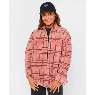 Rip Curl Langarmhemd gestreift Braun M