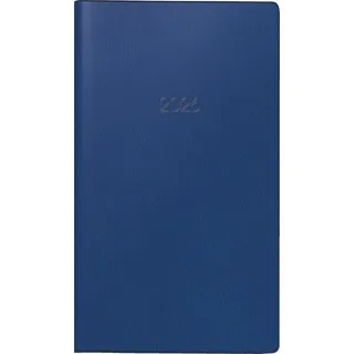 Brunnen Taschenkalender Mod. 753 '26 | A6, Kunststoff, dunkelblau
