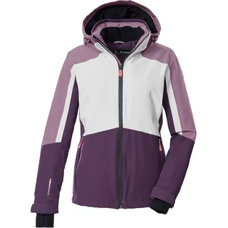 KILLTEC Damen Skijacke/Funktionsjacke mit abzippbarer Kapuze und Schneefang KSW 28 WMN SKI JCKT, pflaume, 38, 43414-000