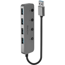 Bild von 4 Port USB 3.0 Hub mit Ein-/Ausschaltern