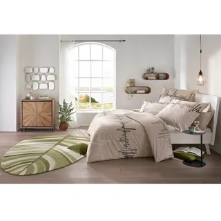 heine home Bettwäsche 2 Stk. tlg., beige