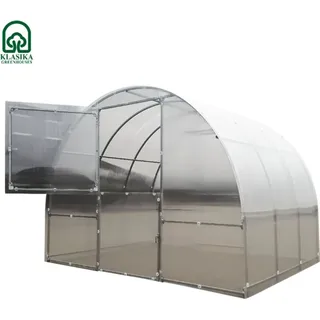 baumera Gewächshaus KLASIKA EASY 3x2m (6m2) mit 4mm Polycarbonat (Rahmen aus Vierkantrohr)