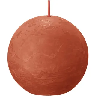 Bolsius Rustik-Kugelkerze Shine 76 mm Herbstliches Orange