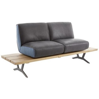 Ambiente Sitzbank , Schwarz, Türkis, Dunkelbraun , Holz, Metall, Textil, Leder , Echtleder , Büffelleder , Wildeiche , massiv , Uni , 190x85x69 cm , Fußauswahl, Lederauswahl, Stoffauswahl, Typenauswahl, in verschiedenen Holzarten erhältlich, mit Rückenlehne, abwischbar , Esszimmer, Bänke, Sitzbänke, Sitzbänke mit Lehne