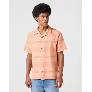 Wrangler Resort Kurzarmhemd - Brandied Melon - M