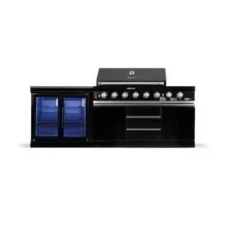 GORILLER® BLACKBACK S2 – Die Outdoor-Küche für echte BBQ-Profis mit XL-Kühlschrank  Grillen, genießen und immer perfekt organisiert – die BLACKBACK S2 - Schwarz