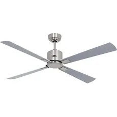 Bild von Eco Neo III 132 BN-WE/LG Deckenventilator Kirschbaum/chrom (942232)