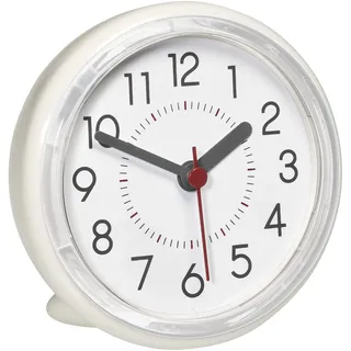 TFA Analoge Badezimmer Uhr 10,20 cm 60.3055.02 weiß