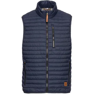 camel active Herren Steppweste aus recyceltem Polyamid Dunkelblau, menswear-48