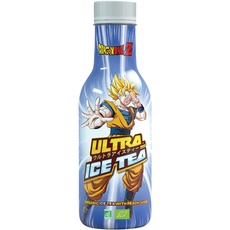 ULTRA ICE TEA Bio Eistee – Veganes Schwarzteegetränk mit dem Dragon Ball Charakter Goku – Erfrischender Pfirsich-Geschmack – 1 x 500 ml Einweg