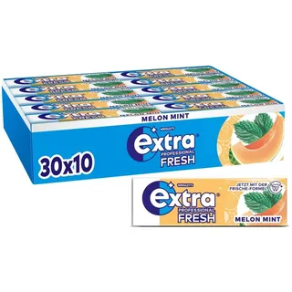 Extra® Professional Fresh Melon Mint, Kaugummis 30x 10 Dragees,