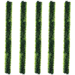 10M Girlande Weihnachten,5 PCS Künstliche Weihnachtsgirlande,Tannengirland,Christmas Tinsel Garland,Weihnachtsdeko Tannengirlande,Urlaub Weihnachten Dekorationen Home Indoor Outdoor Party liefert (B)