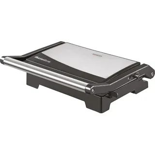 Melchioni Burger Mini Steak Grill 1000W schwarz/silber
