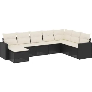 VidaXL 3251693, Cremefarben, Rattan, Stahl, 110 kg, Erwachsene & Kinder, 550 mm, 550 mm - Beige