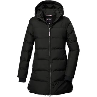 KILLTEC Mädchen Steppparka/Parka mit Kapuze KOW 359 GRLS QLTD PRK, schwarz, 152, 42151-000