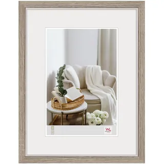 walther design Bilderrahmen 15x20 cm grau, Hygge Holzrahmen, NC520D