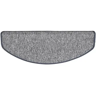 Pergamon Trend Schlinge Stufenmatte Strong 15Er-Set , Anthrazit , Textil , Rund , 18x56 cm , rutschfeste Unterfläche , Teppiche und Böden, Bodenbeläge