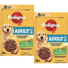 Bild 7kg Pedigree Adult Geflügel & Gemüse Hundefutter trocken