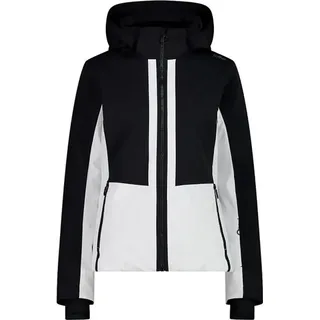 CMP Woman Ski Jacket Zip Hood Schwarz 34
