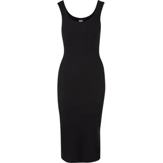 URBAN CLASSICS Rib Top Kleid in Schwarz, Größe M