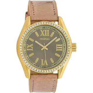 Oozoo Armbanduhr Timepieces Analog Leder rosegold UOC10273