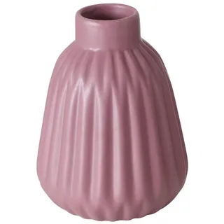 Boltze Home Vase Porzellan Esko 12 cm , Altrosa , Keramik , 12 cm , Dekoration, Vasen, Keramikvasen