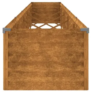 Garten-Hochbeet 482 x 50 x 36 cm Cortenstahl - Braun