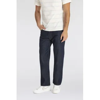 Levi's 5-Pocket-Jeans "555 RELAXED STRAIGHT", Herren, Gr. 29, Länge 32, blau (welcome to the game), Denim/Jeans, Obermaterial: 100% Baumwolle, relaxed fit, Jeans 5-Pocket-Jeans