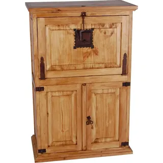 Mexico Barschrank Massivholz Pinie  Mexiko Möbel Mexikanisch