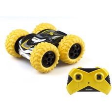 Silverlit - Exost Auto, 360 Cross, gelb, ferngesteuert, für Kinder ab 5 Jahren, 360°-Geländegängigkeit auf 2 Seiten, Geschwindigkeit: 12 km/h, leicht zu öffnende, ökologische Verpackung — 54729