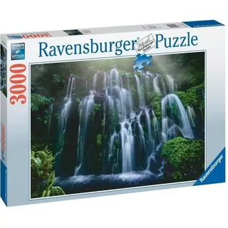 Puzzle, 3000 Teile, Ravensburger, Bali Wasserfälle, Natur Landschaft, Erwachsene