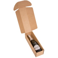 Only Boxes, Packung mit 4 Etuis für 1 Flasche, Karton für Champagner oder Champagner, farbige Box, Geschenkkarton für Flaschen
