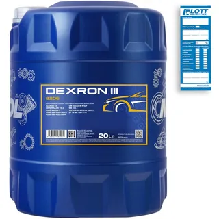 Mannol Automatic Plus ATF Dexron III Inhalt: 20L