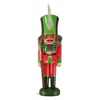 Nussknacker Soldat rot 26cm NEU Nußknacker Figur Erzgebirge Weihnachtsfigur