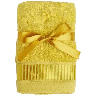 home&you Gästetuch-Set Alicanty , Grün , Textil , 30x50 cm , Heimtextilien, Badtextilien, Badetücher