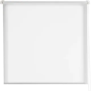 Estoralis | Gove | Modernes Design-Rollo ohne Werkzeug | Lichtdurchlässig Stoff | Schmutzig weiß | 60 x 180 cm (Breite/Höhe) Stoffgröße 57 x 180 cm | Rollos für Fenster und Türen