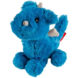 SIGIKID Plüschtier Kuscheltier Drache Flauscherie, Stofftier zum Spielen, Sammeln, Einschlafen für Babys und Kinder, besonders weich und flauschig, Blau