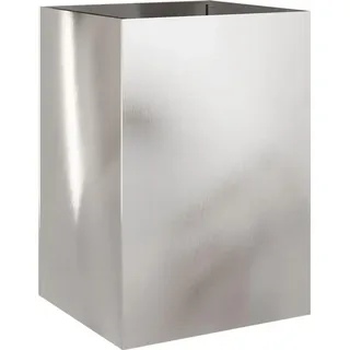 vidaXL Pflanzkübel 52 x 48 x 75 cm Silber