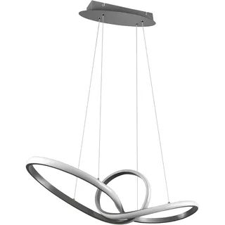 Trio Sansa 1-flg. 28W 32,0 cm rund Nickel matt