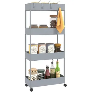 Homcom Rollwagen Grau