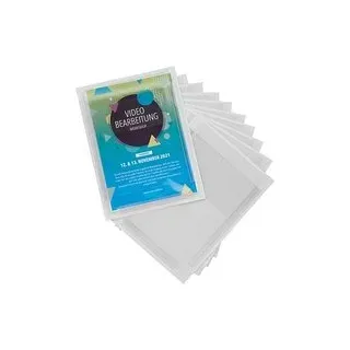 EICHNER Dokumentenhüllen selbstklebend transparent A5, 10 St.